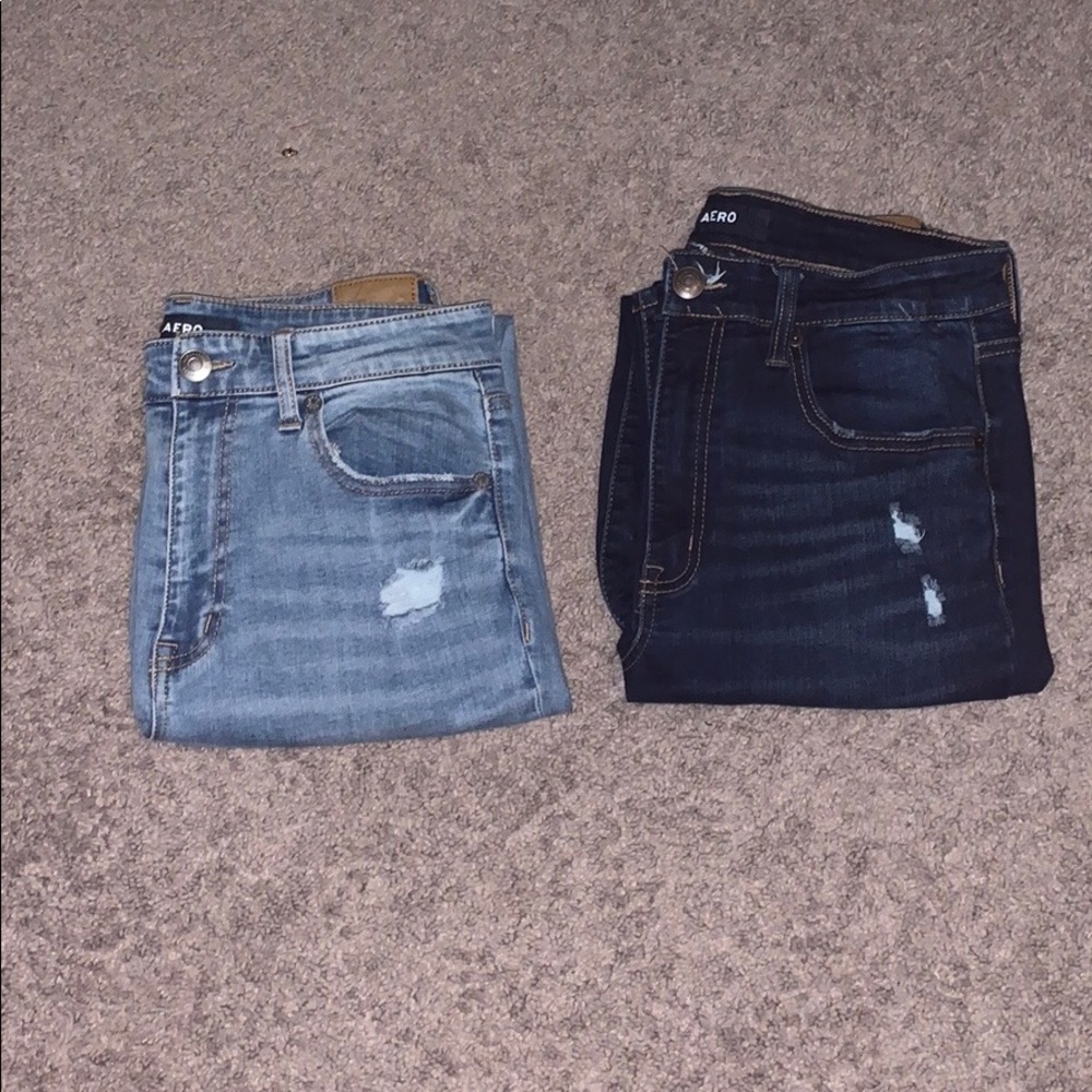 Two Pairs of Aeropostale Jeggings